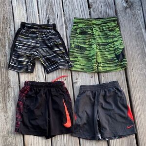 Nike Kids' Shorts Set - Black, Green, Gray, Red